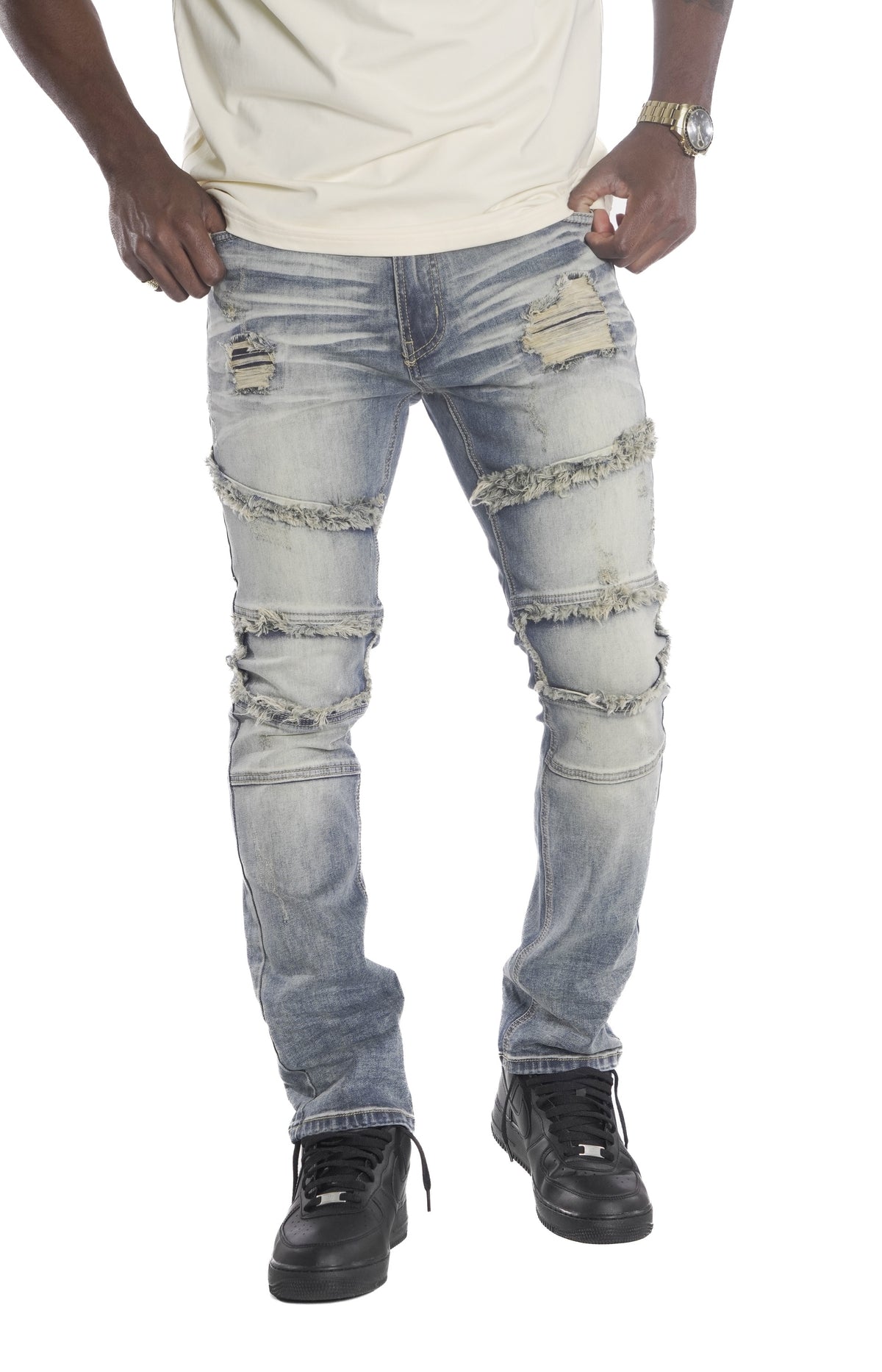 Makobi M1967 Makobi David Denim Jeans in Light Wash