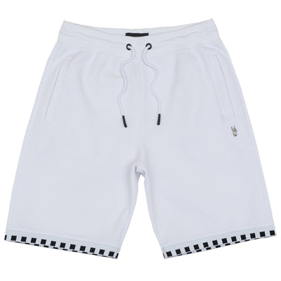 M963 Bianchi Jacquard Shorts - White