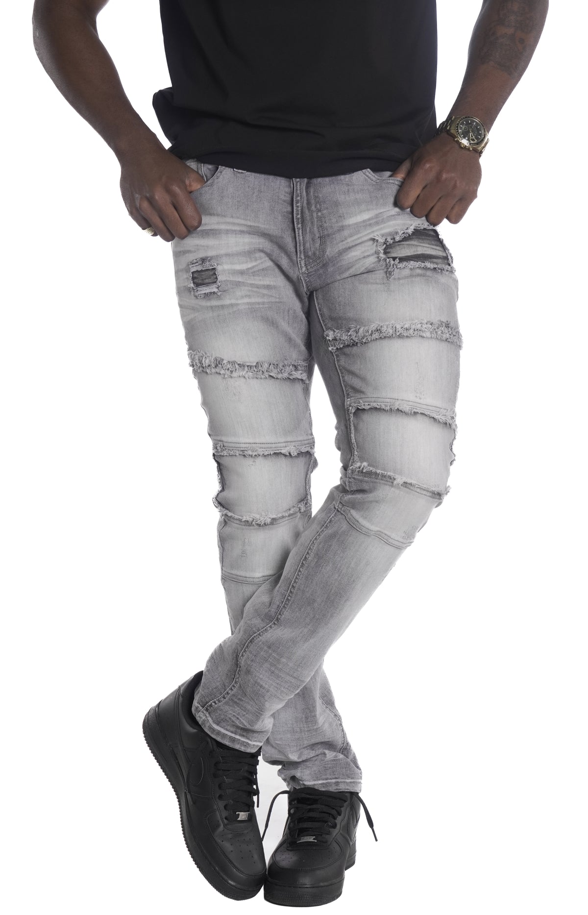 Makobi M1967 Makobi David Denim Jeans in Gray Wash