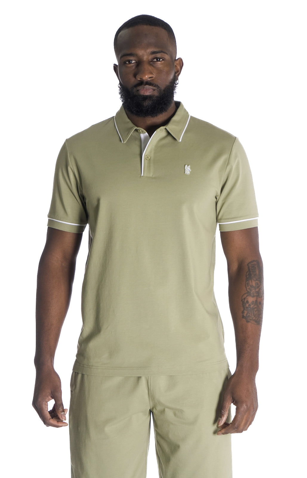 M383 Makobi Luciano Polo Shirt - Olive