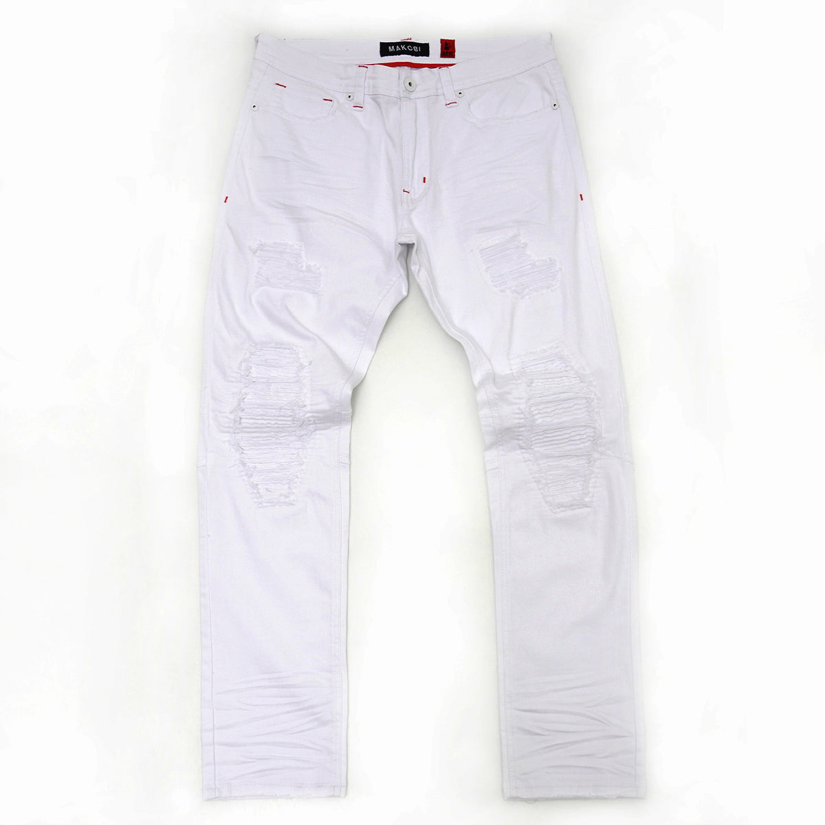 Makobi M1971 Denim Jeans in White