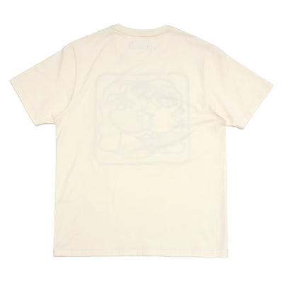M314 Two Face Abstract Tee - Natural