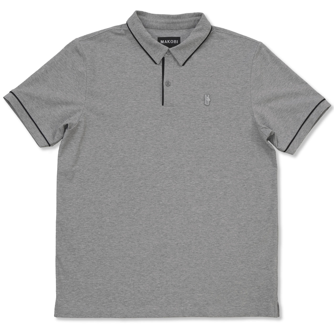M383 Makobi Luciano Polo Shirt - Gray