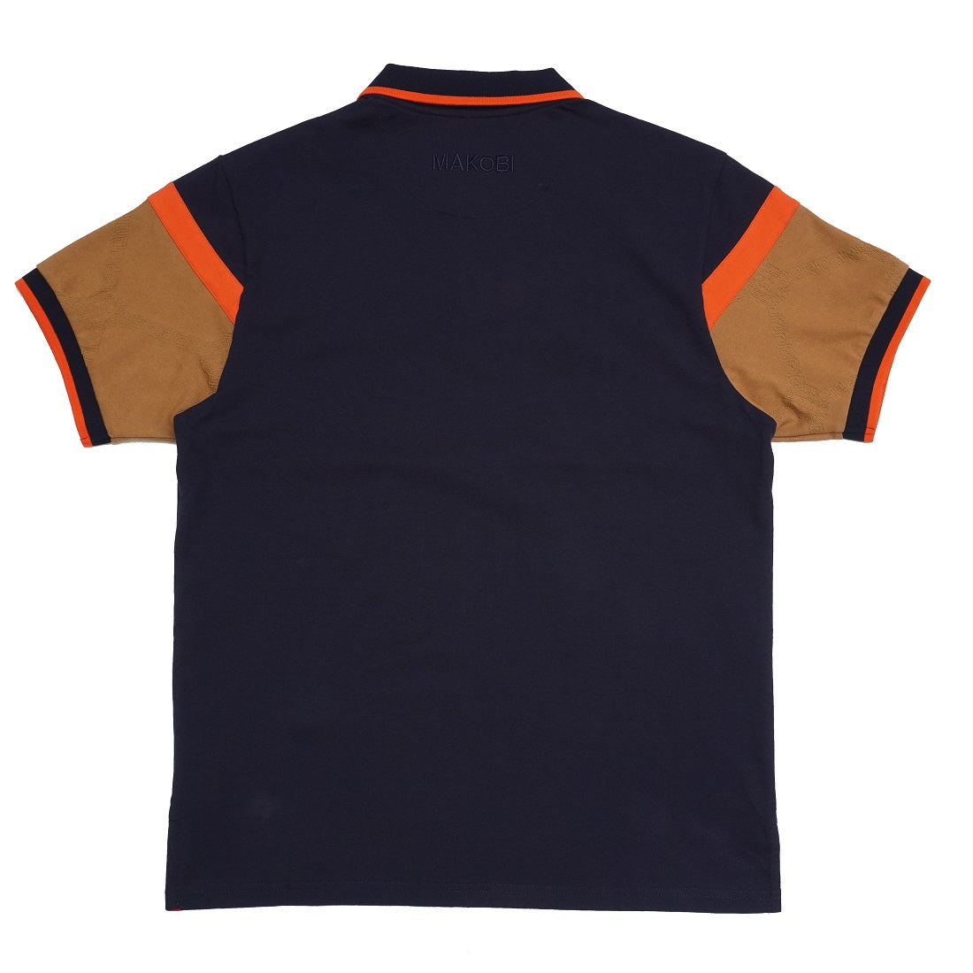 M392 Makobi Monogram Horizon Polo Shirt - Navy