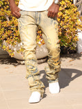 Makobi M1997 Gianos Semi Stacked Jeans in Antique