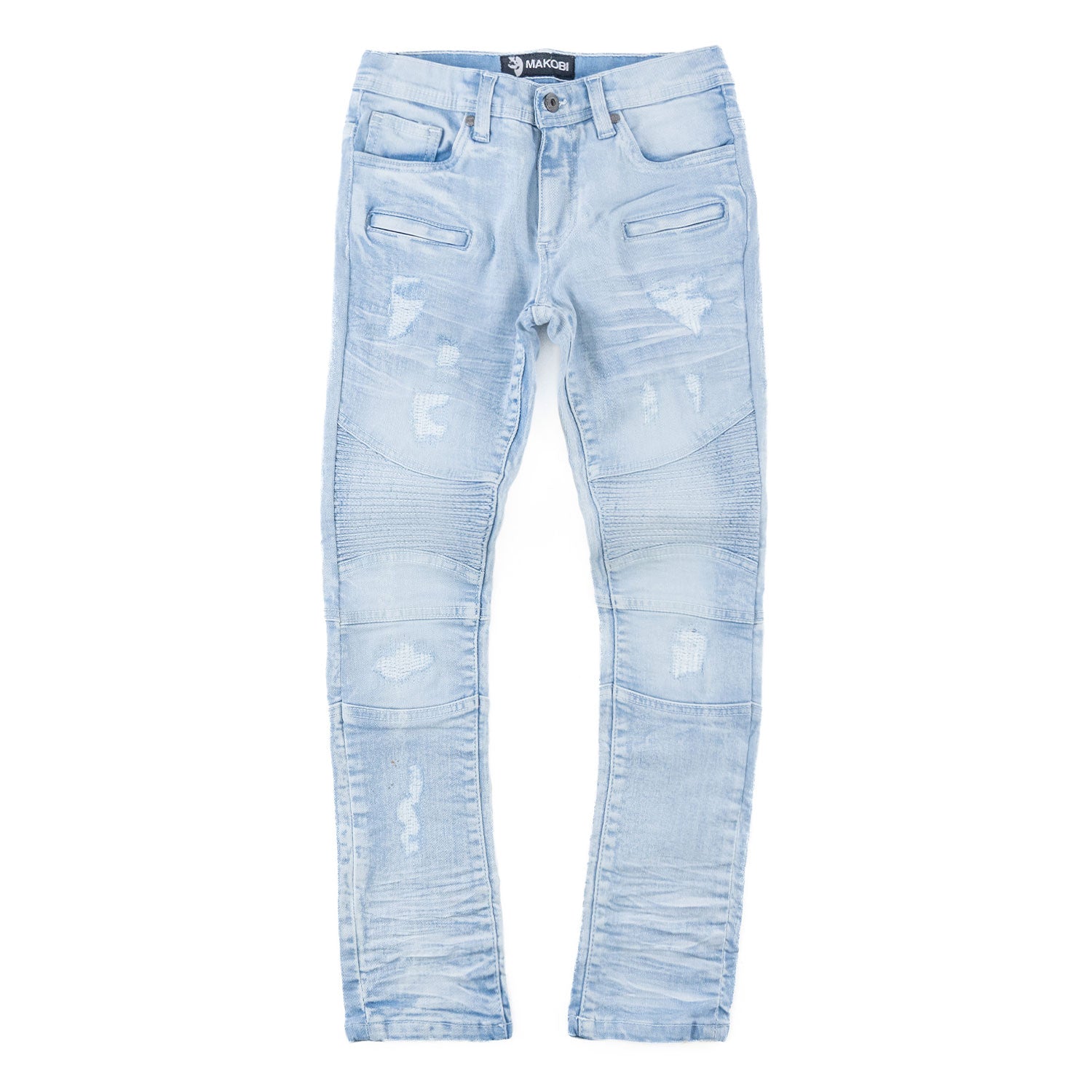 B1786 KIDS Rick Biker Jeans 2024 - Light Wash