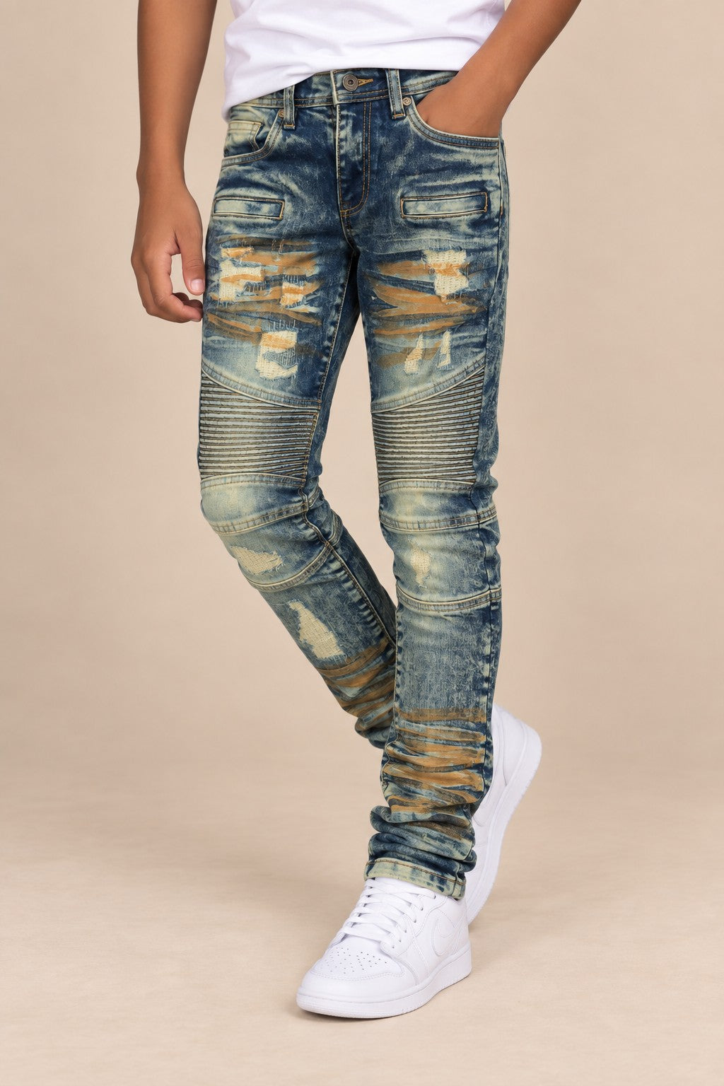 B1786 KIDS Rick Biker Jeans 2024 - Vintage