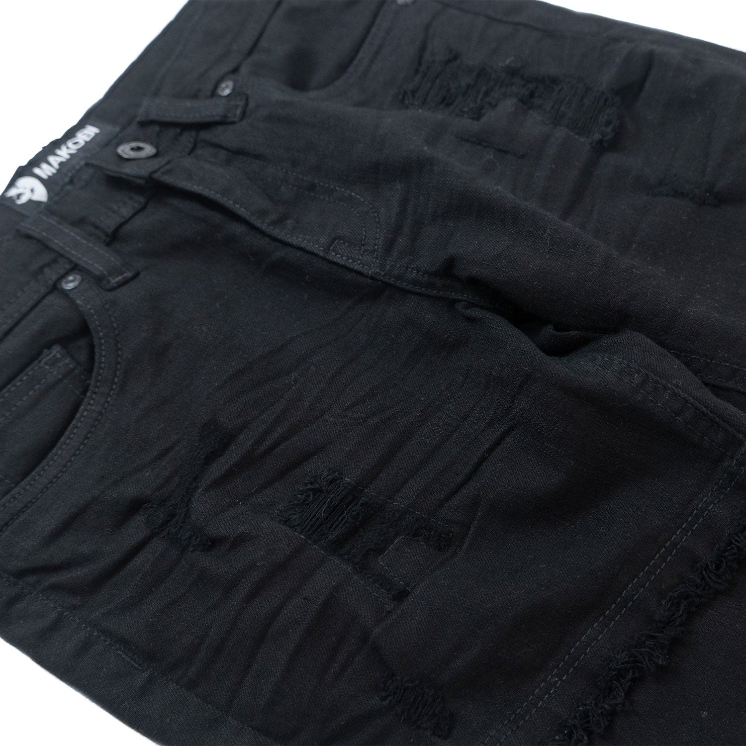 Makobi B1967 Noah KIDS Jeans in Black Black, view 3