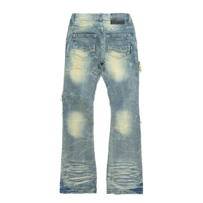 B1968 "KIDS" Cesare Stacked Jeans - Dirt