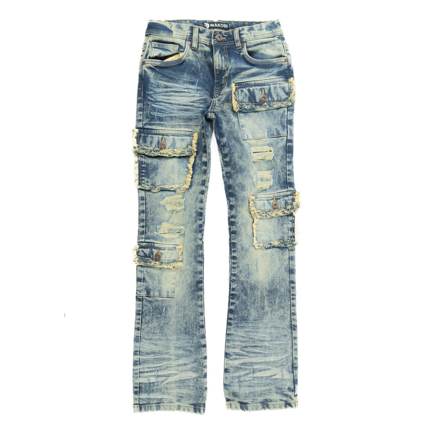 B1968 "KIDS" Cesare Stacked Jeans - Vintage