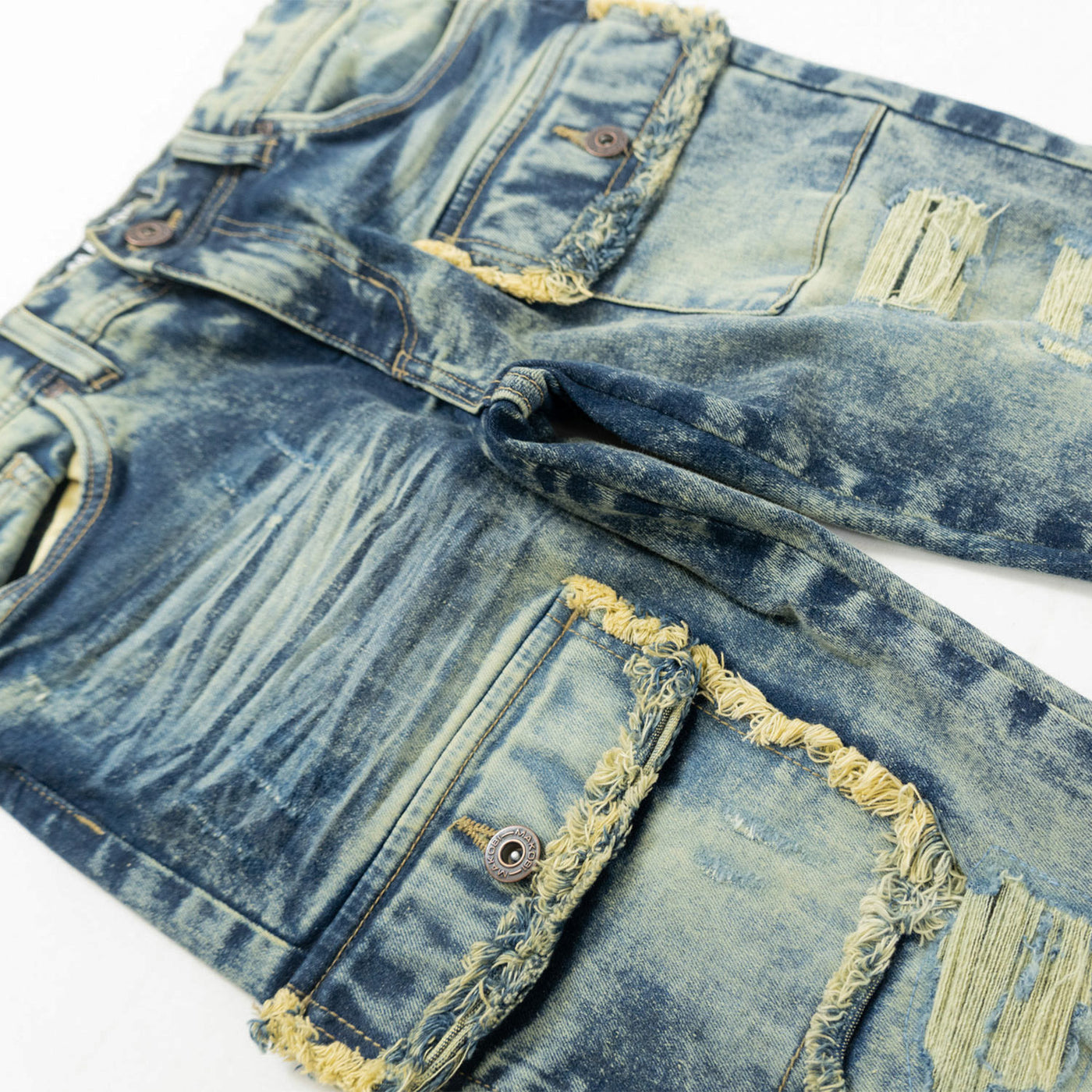 B1968 "KIDS" Cesare Stacked Jeans - Vintage