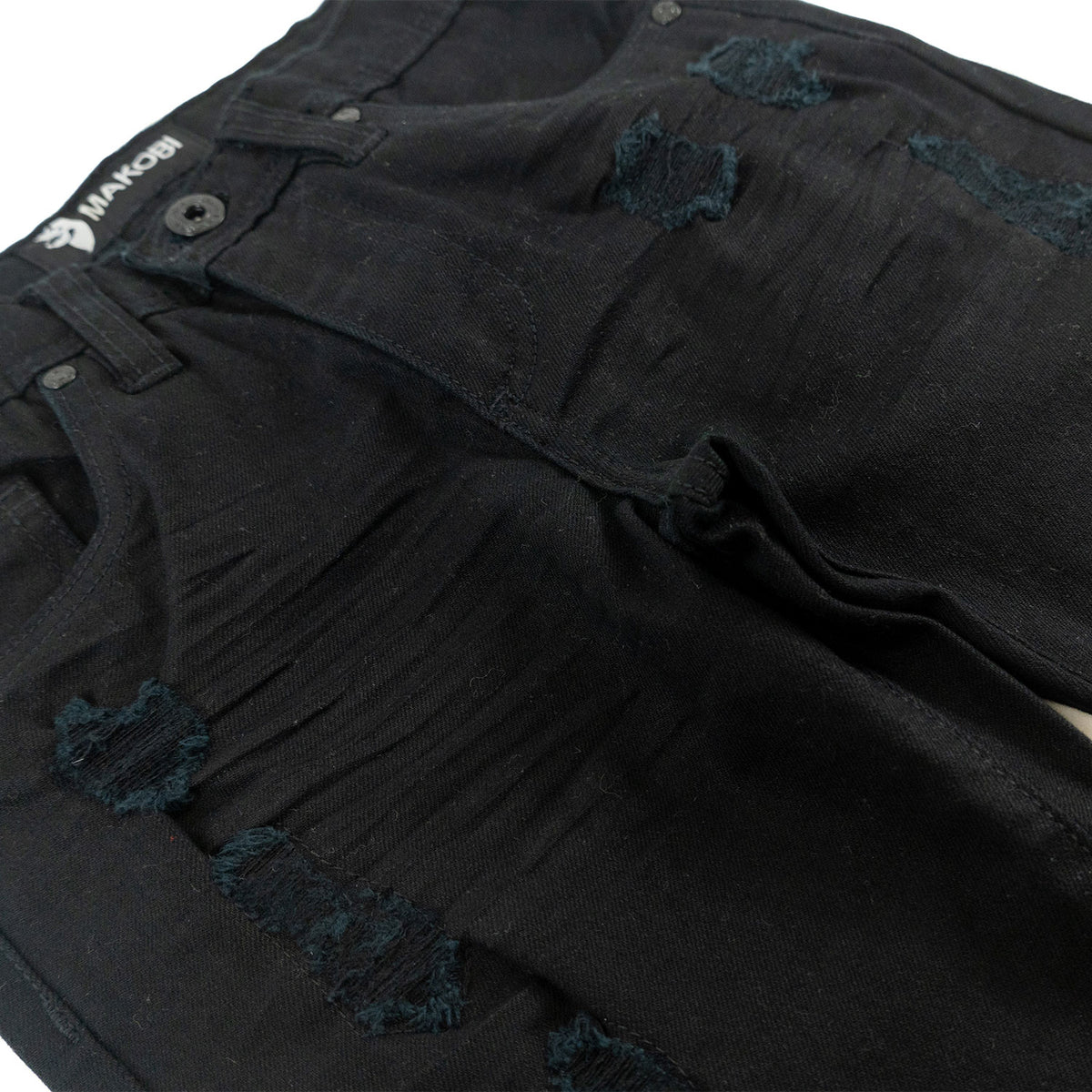 B1979 Jacob Stacked Jeans Kids - Black