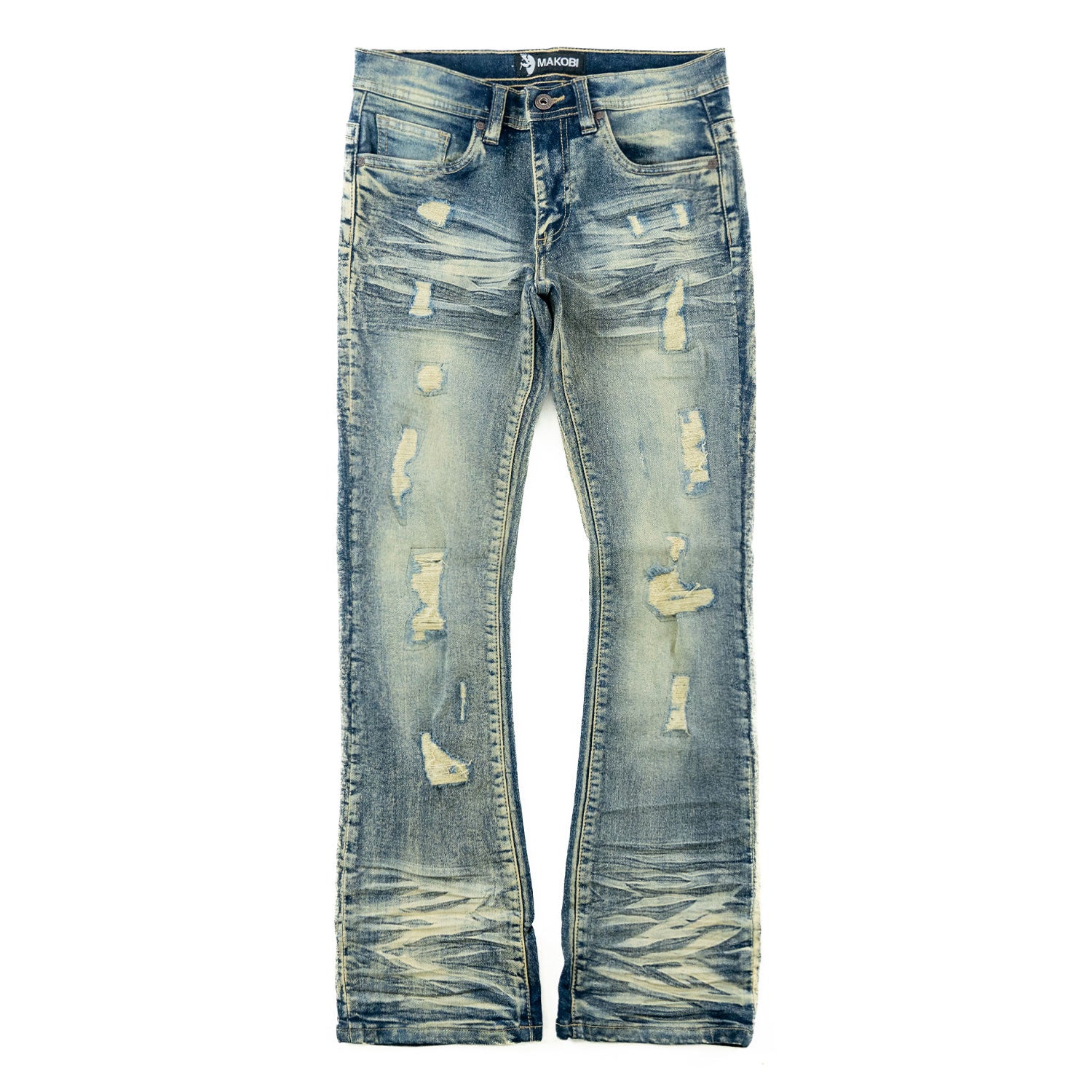 B1979 Jacob Stacked Jeans Kids -Dirt