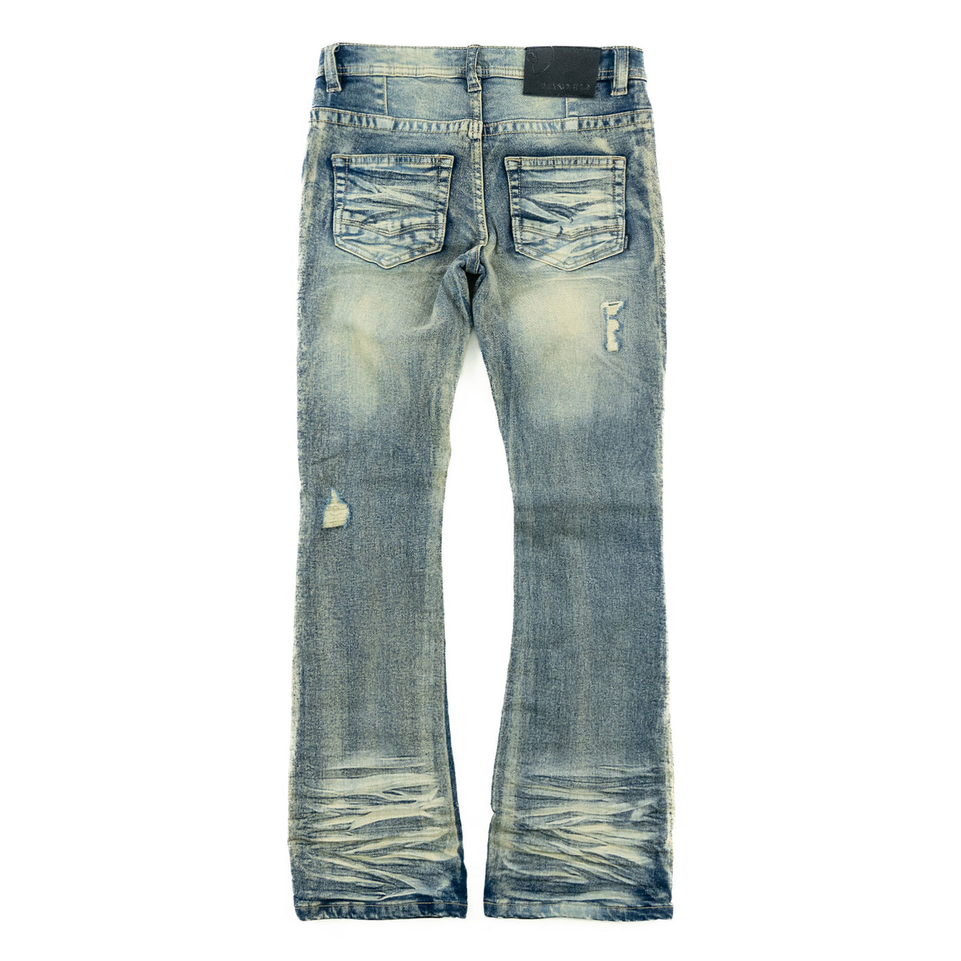 B1979 MAKOBI KIDS Jacob Stacked Jeans - Dirt