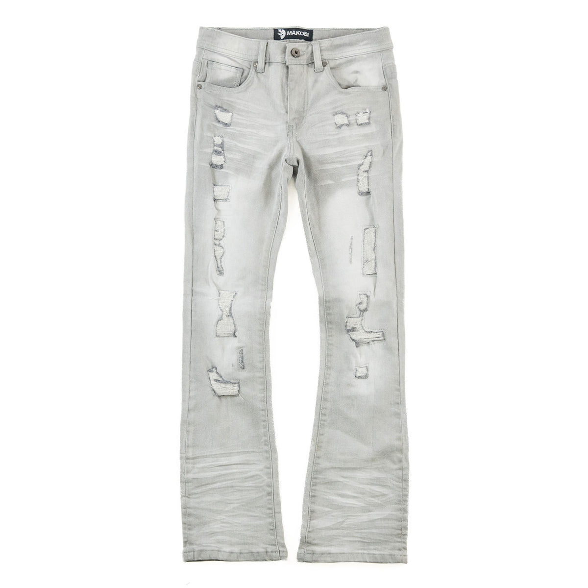 B1979 Jacob Stacked Jeans Kids - Gray
