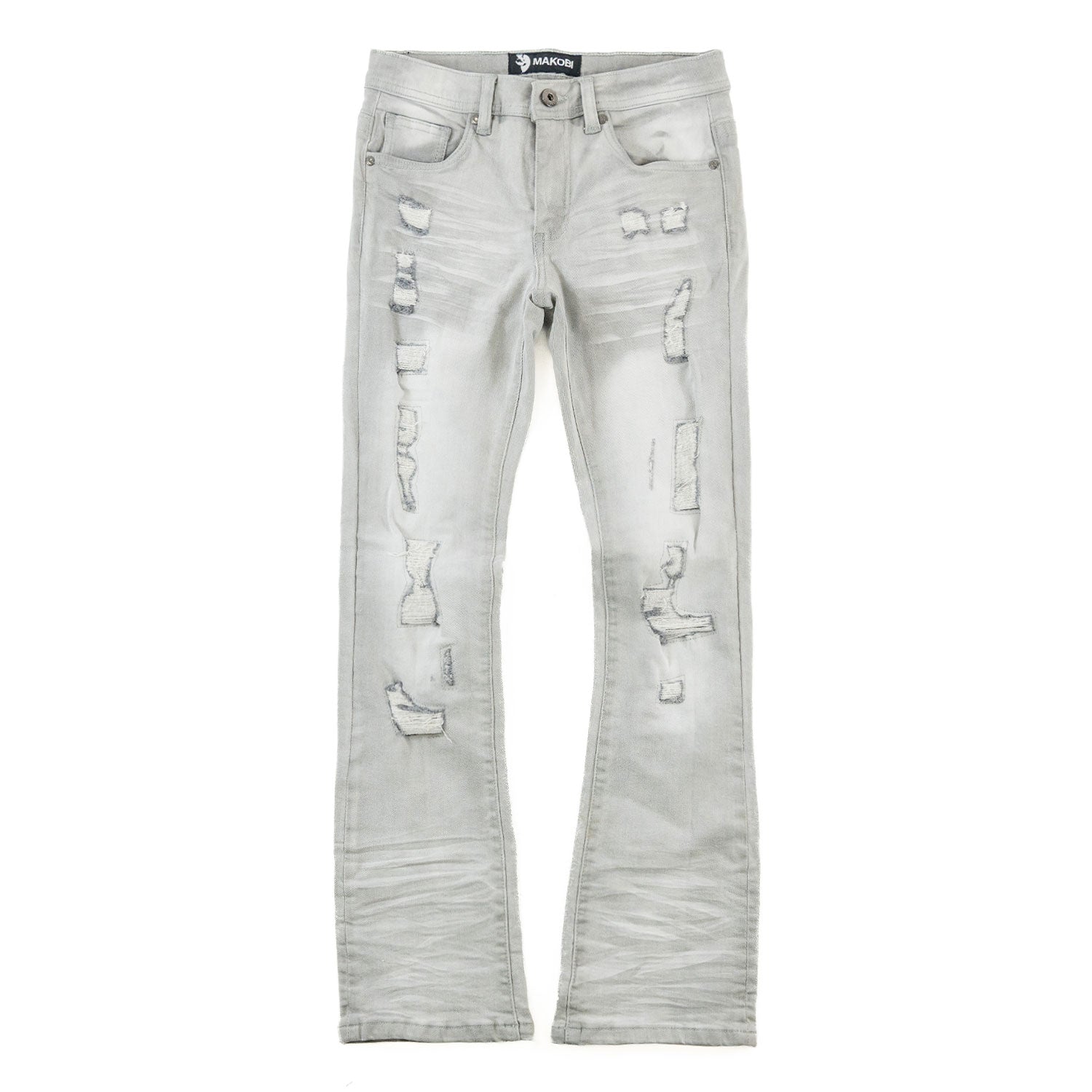 B1979 Jacob Stacked Jeans Kids - Gray