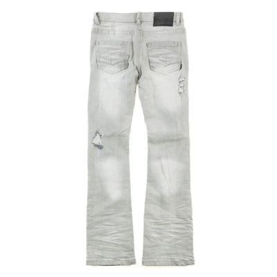 B1979 MAKOBI KIDS Jacob Stacked Jeans - Gray