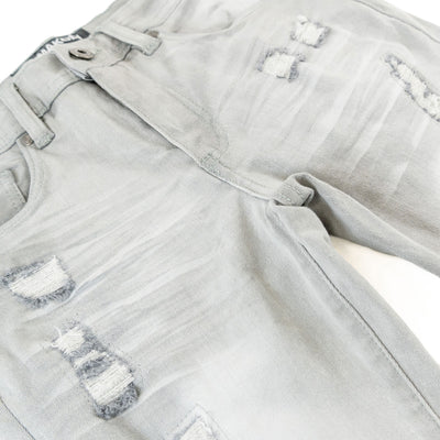 B1979 MAKOBI KIDS Jacob Stacked Jeans - Gray