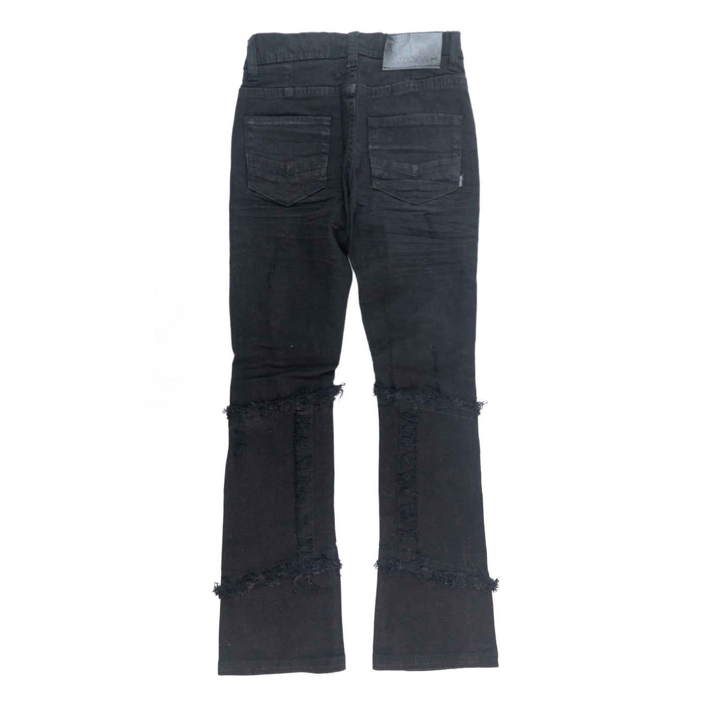 B1997 Gianno KIDS Stacked Jeans - Black