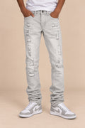 B1979 Jacob Stacked Jeans Kids - Gray
