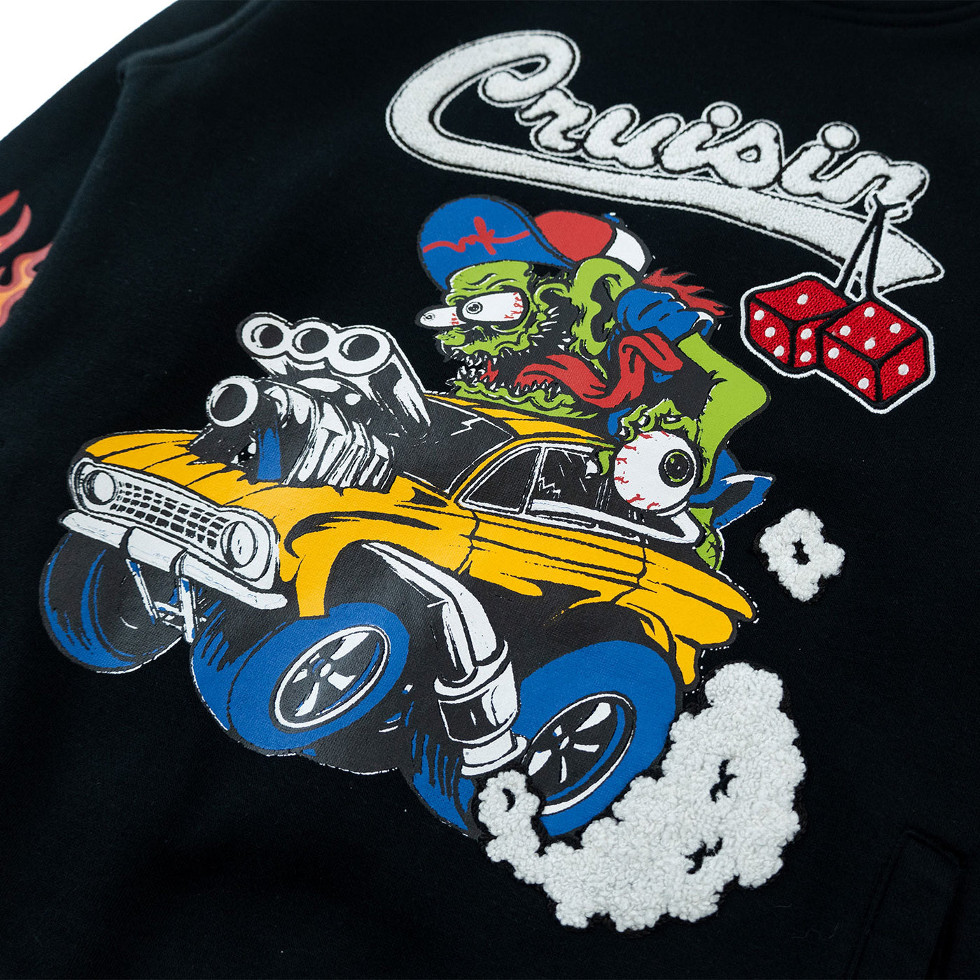 B4200 Makobi KIDS Cruisin' Hoody - Black