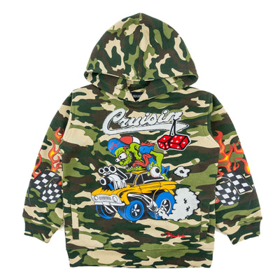 B4200 Makobi KIDS Cruisin' Hoody - Camo