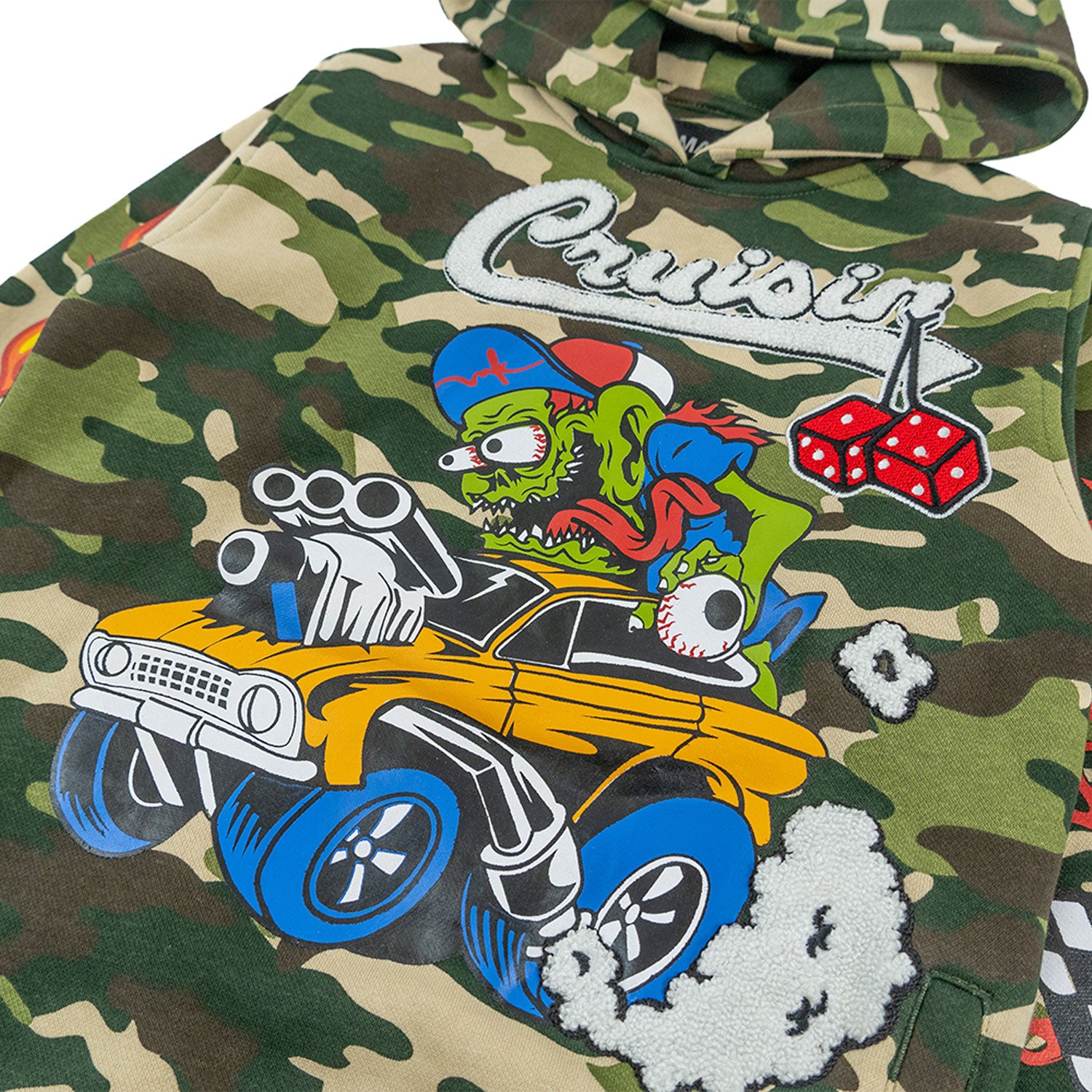 B4200 Makobi KIDS Cruisin' Hoody - Camo