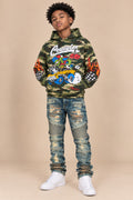 B4200 Makobi KIDS Cruisin' Hoody - Camo