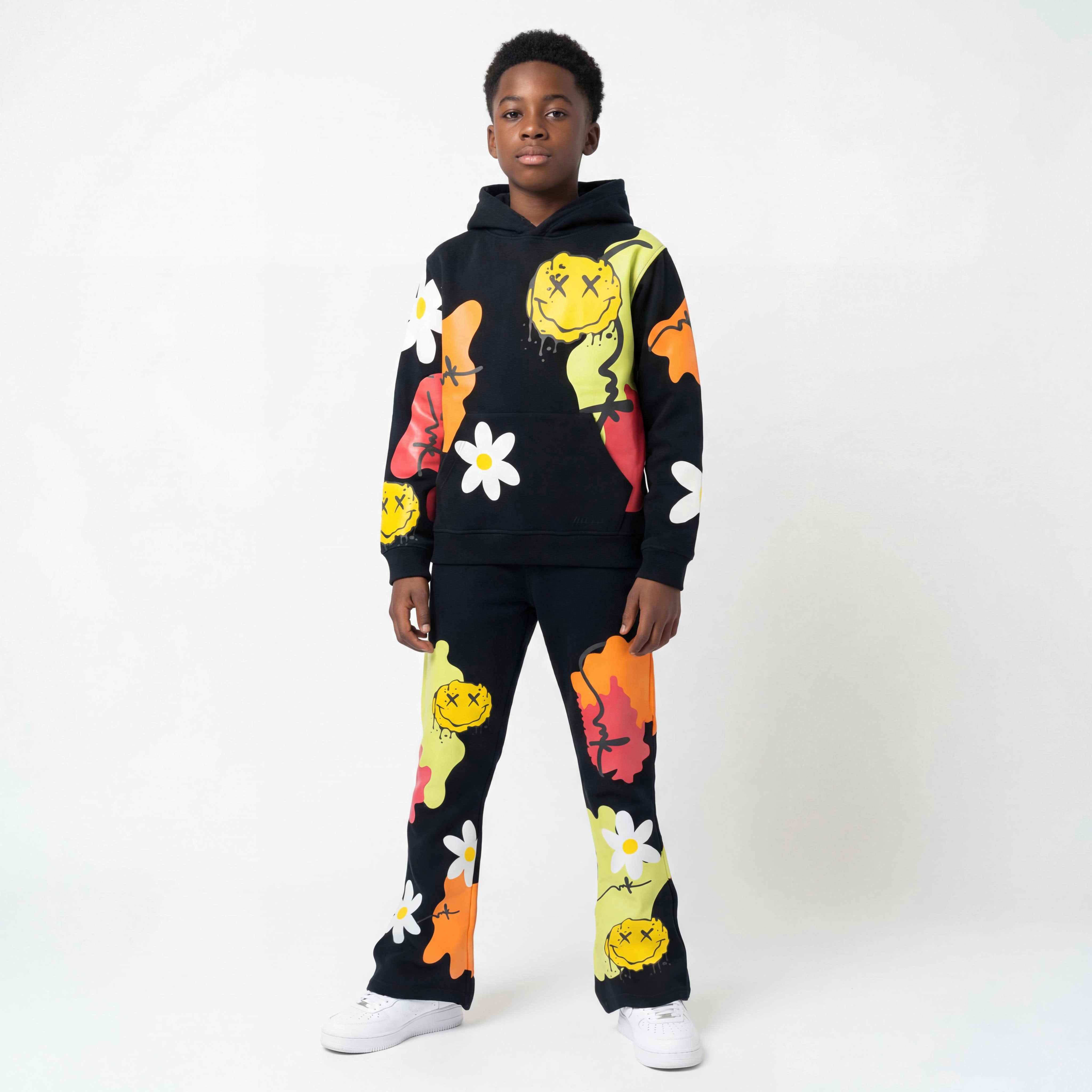 B4545 Makobi Kids Emoji  Set - Black