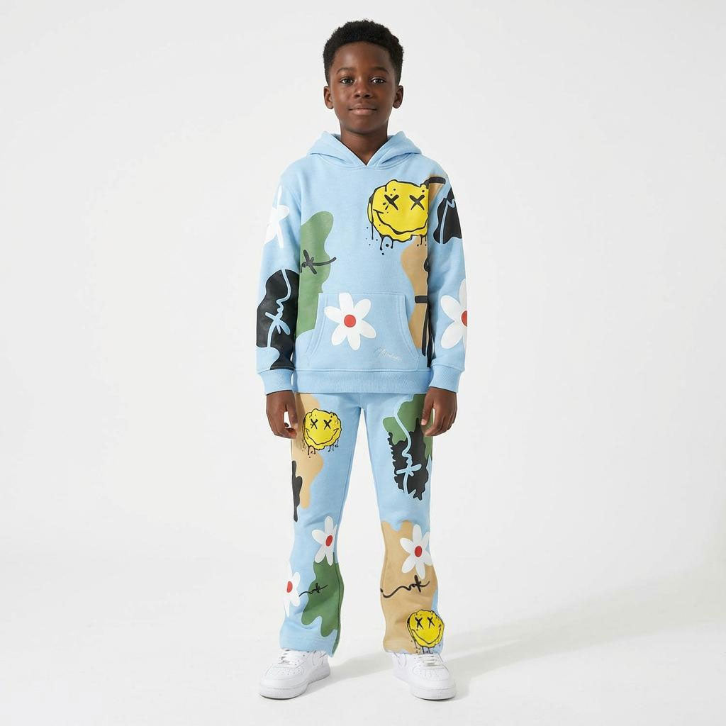 B4545 Makobi Kids Emoji  Set - Blue