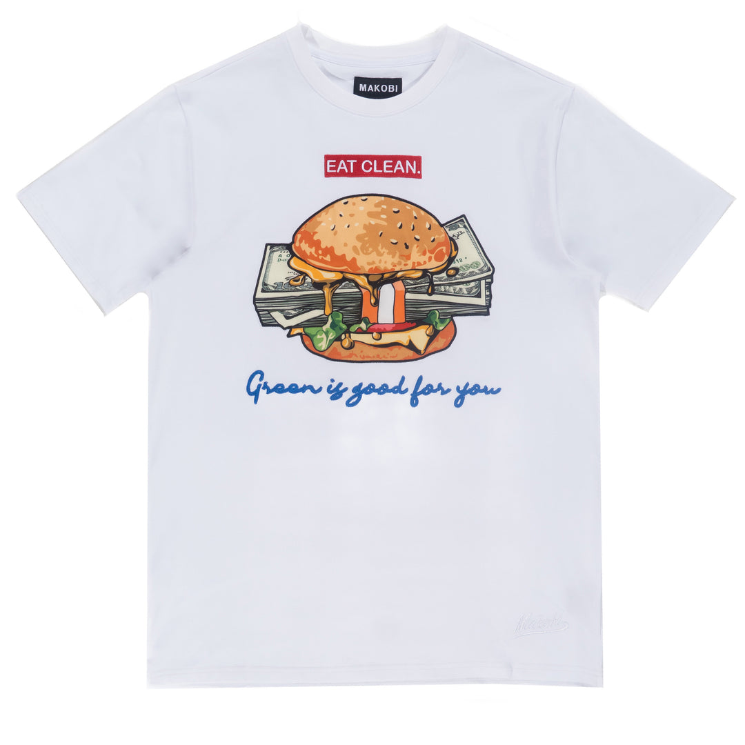 M306 Vegan Burger Tee - White