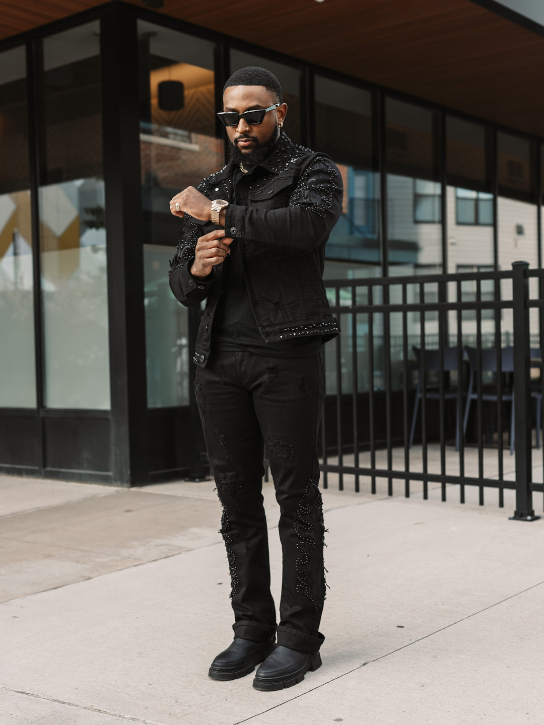 Jacket | M1013 Positoni Denim - Black