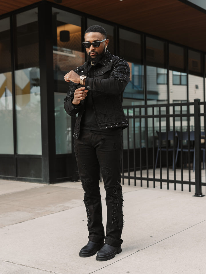 Jacket | M1013 Positoni Denim - Black