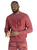Makobi M4241 Lorenzino Crewneck in Burgundy