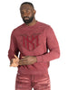 Sweatshirt | M4241 Lorenzino Crewneck - Burgundy