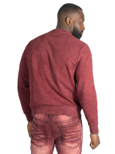 Sweatshirt | M4241 Lorenzino Crewneck - Burgundy
