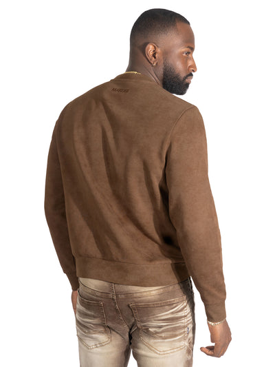 Sweatshirt | M4241 Lorenzino Crewneck - Brown