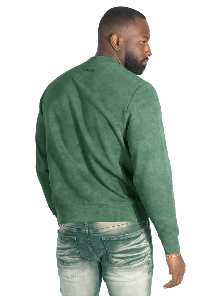 Sweatshirt | M4241 Lorenzino Crewneck - Green