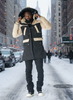 F7700 Apollo Long Quilted Jacket - Black