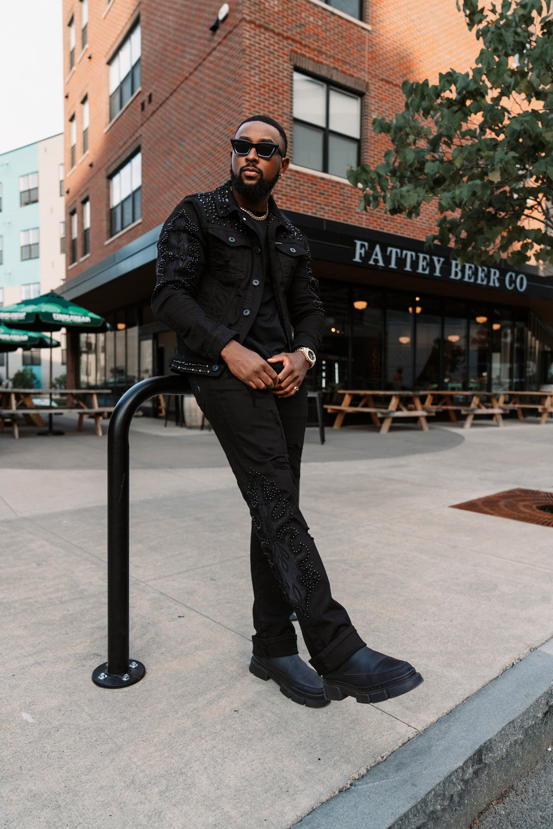 M1913 Positoni Pants - Black – Makobi Jeans USA