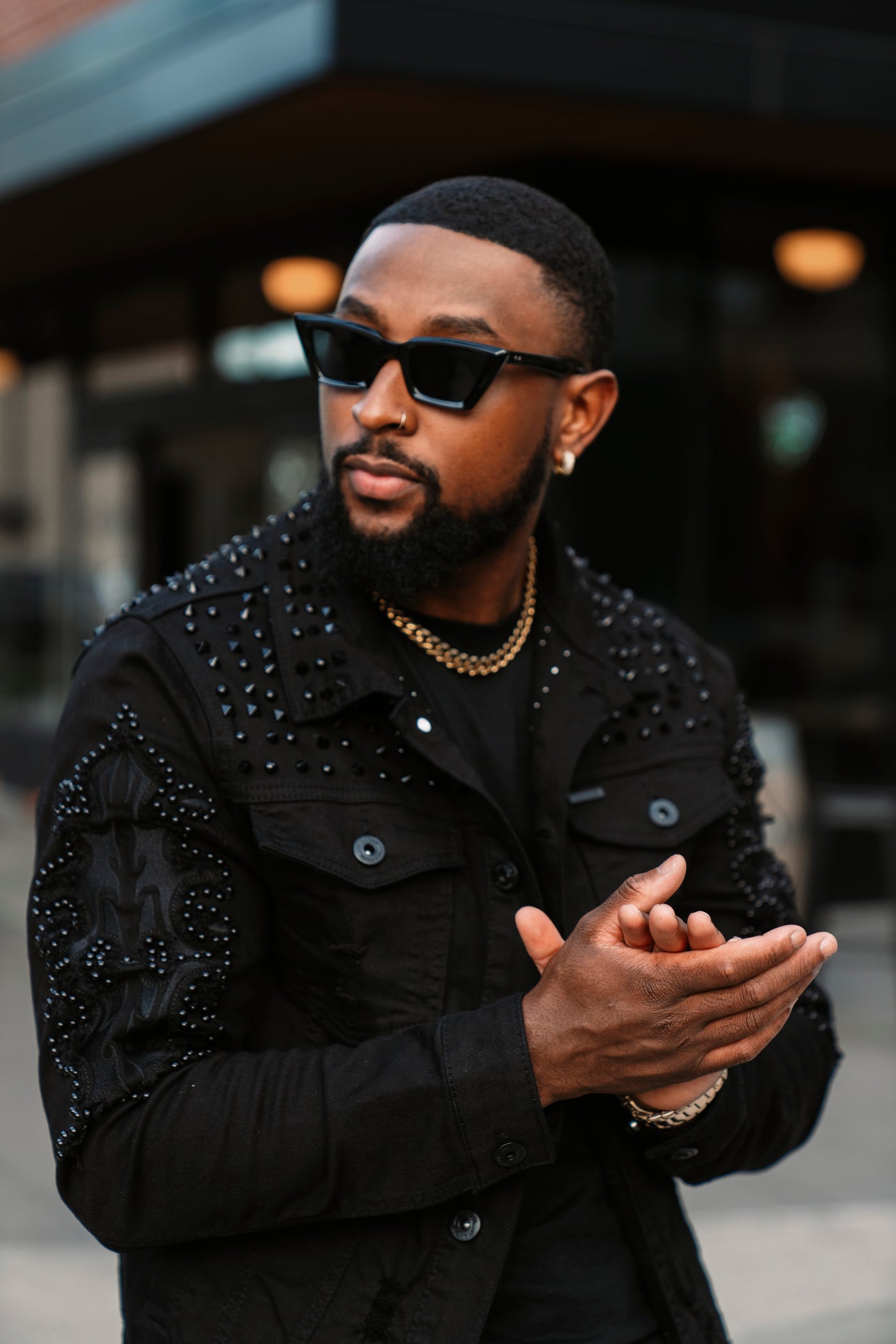 Jacket | M1013 Positoni Denim - Black