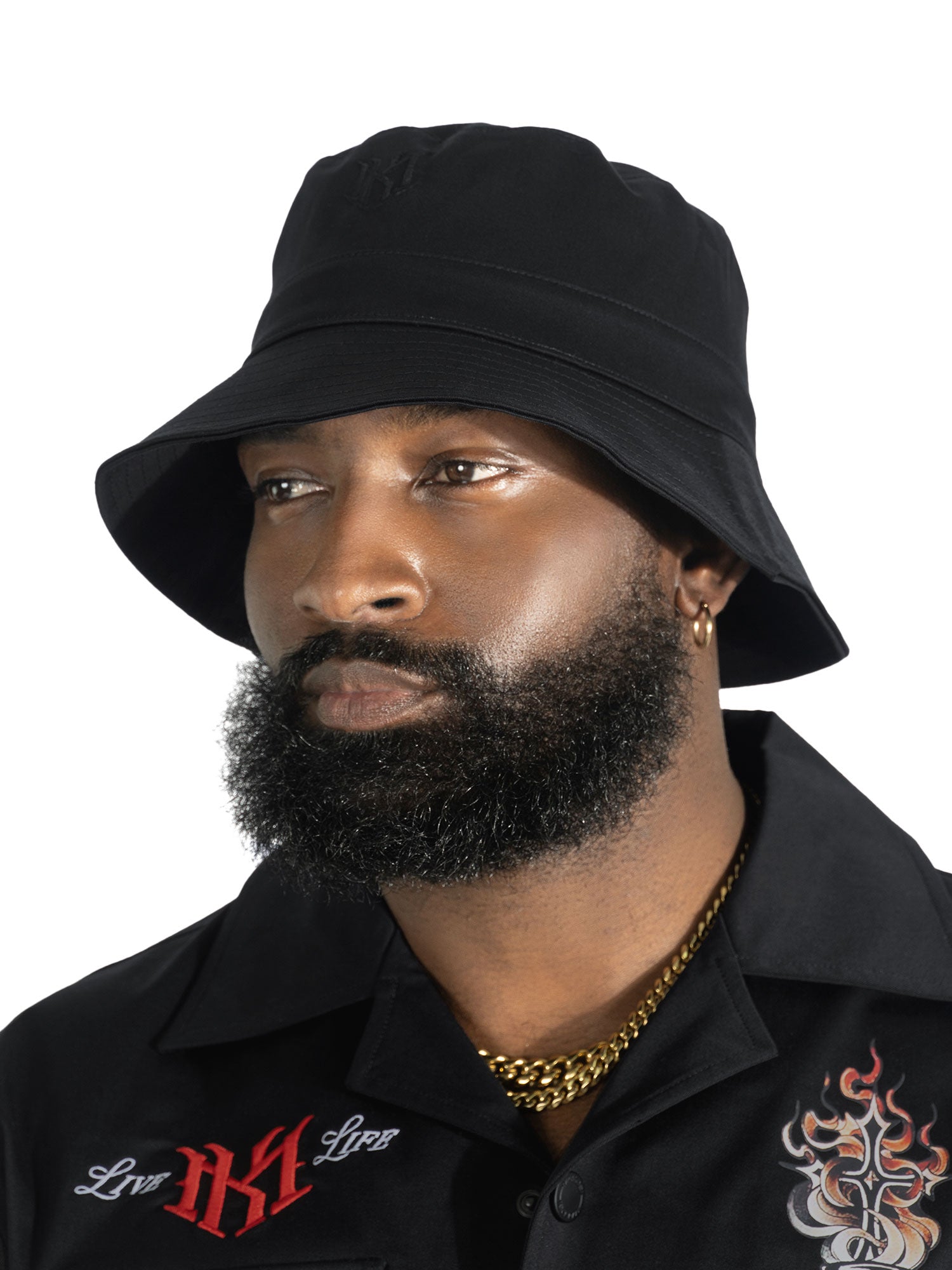 M014 Vivere Bucket Hat - Black