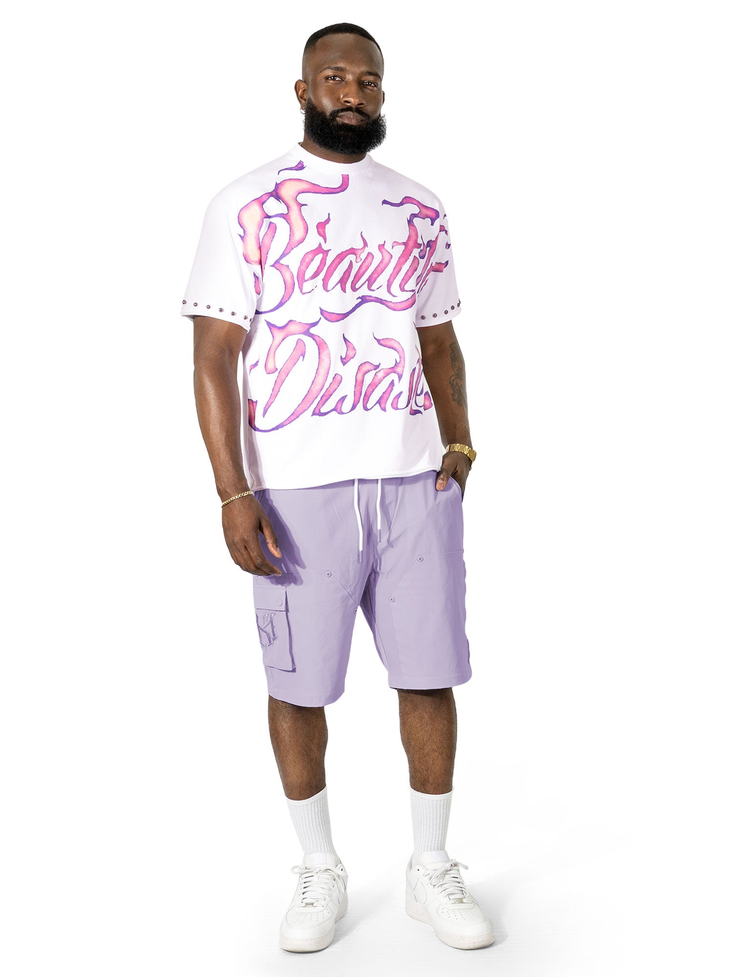 Cross Arrow Heart T-shirt - White