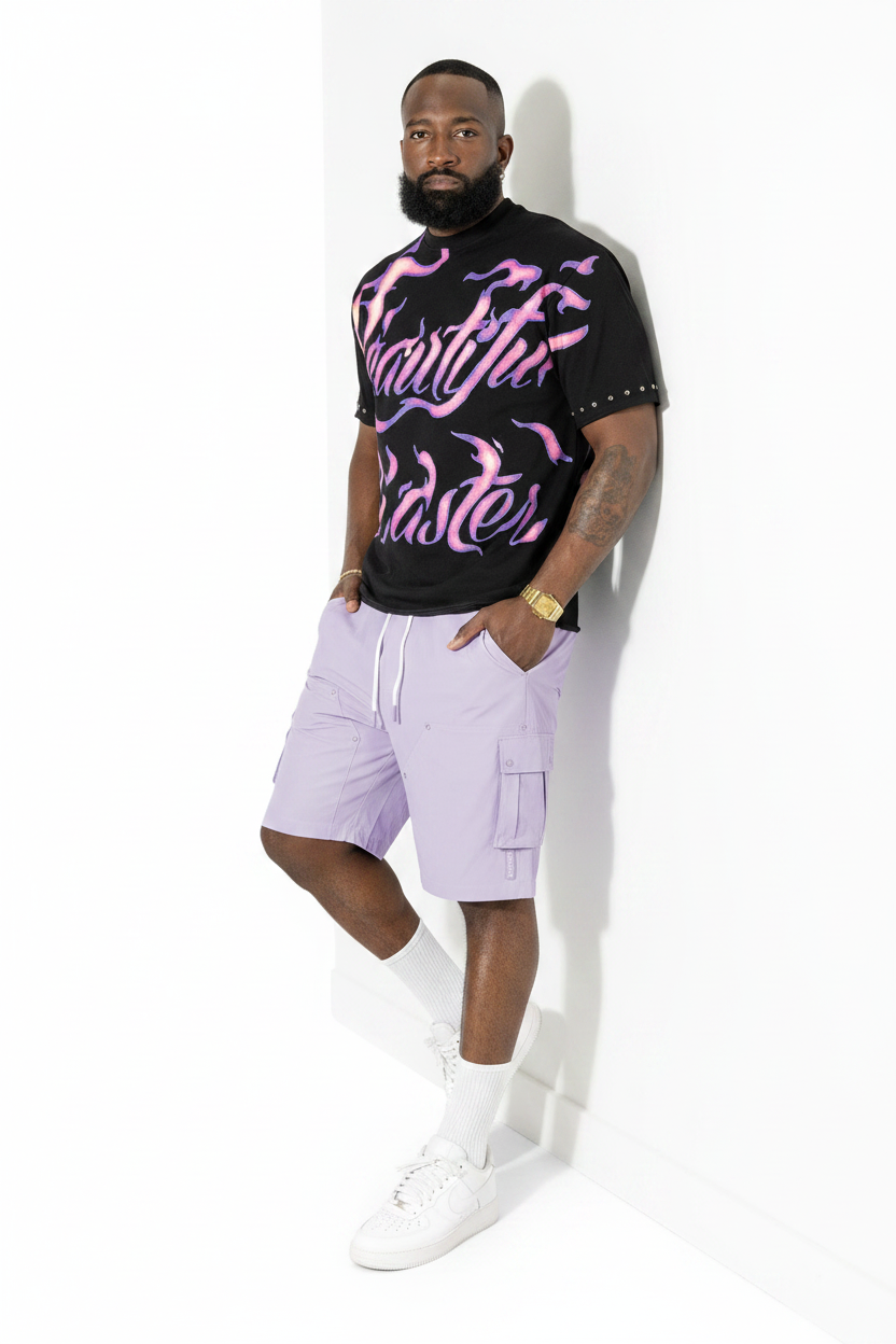 Cross Arrow Heart T-shirt - Black
