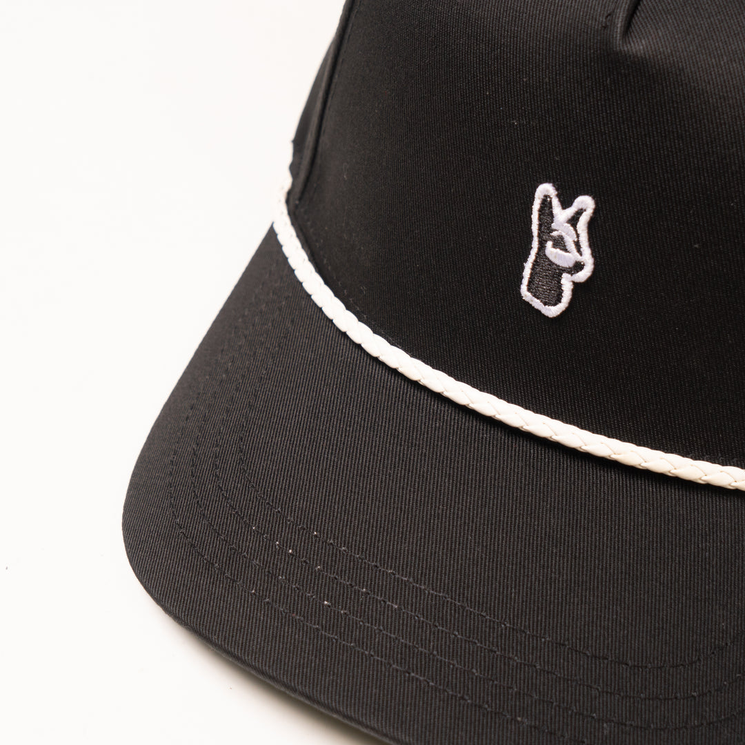 M003 Makobi Bergamo Essential Cap - Black