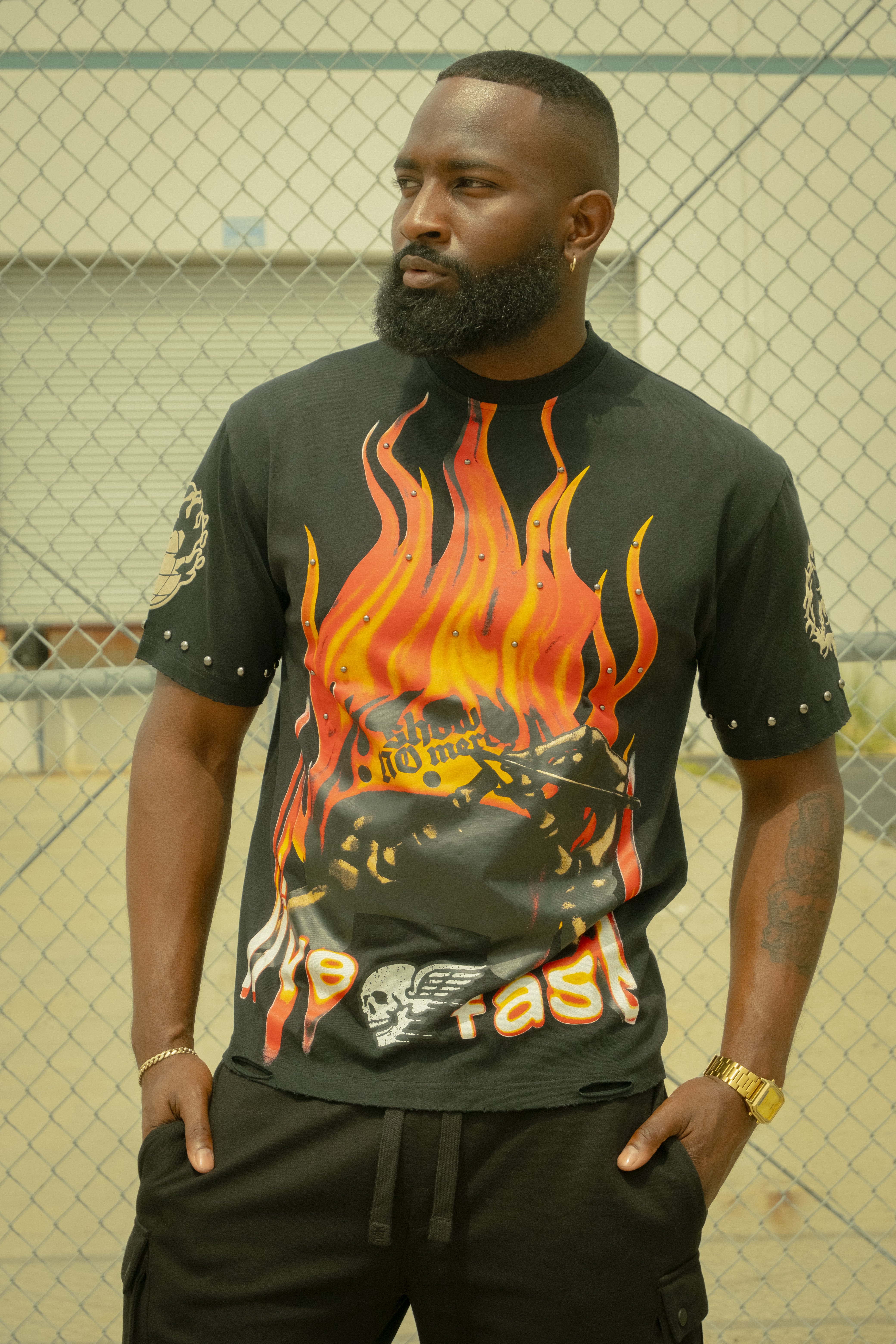 M382 Ride or Die Boxed T-shirt -  Black