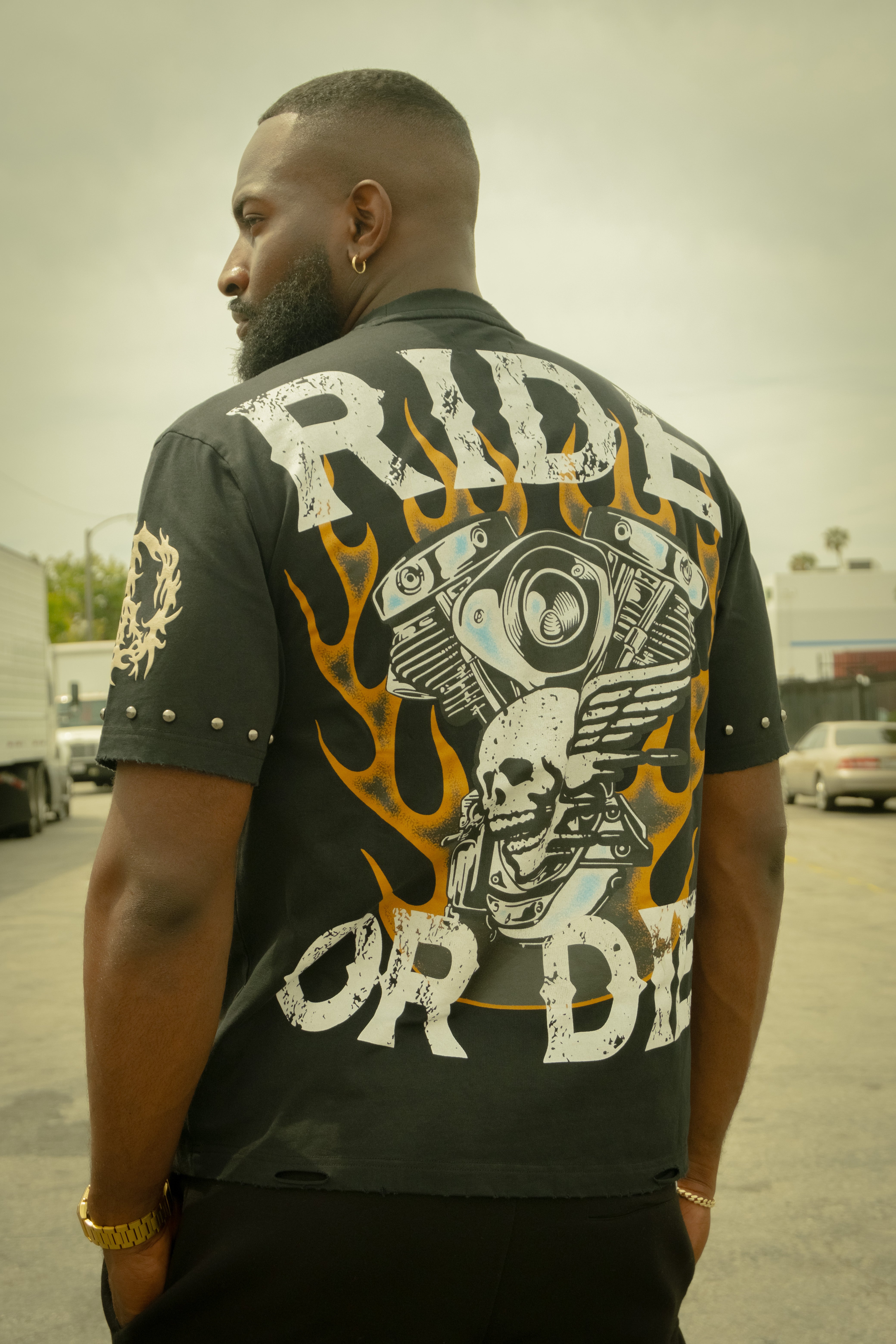 M382 Ride or Die Boxed T-shirt -  Black