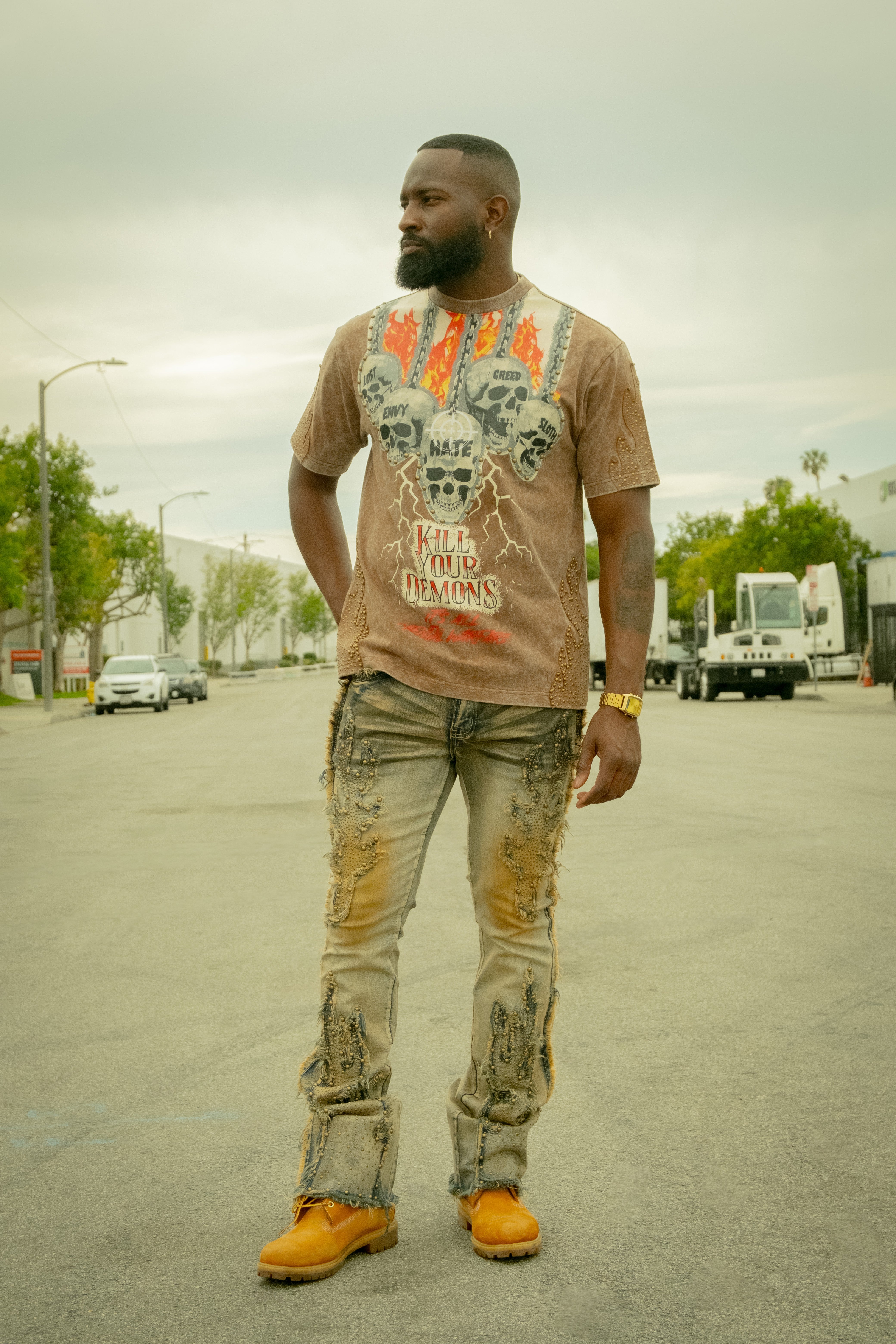 M1959 Tesoro Stacked Jeans - Dirt