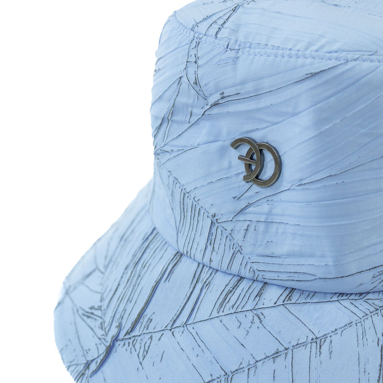 Makobi F004 Monico Nylon Bucket Hat in Blue, view 3