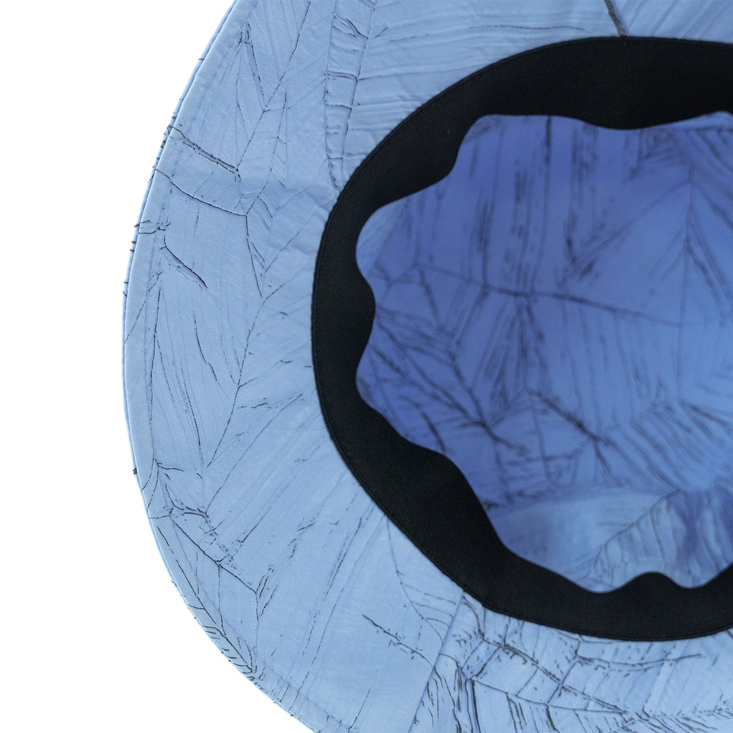 Makobi F004 Monico Nylon Bucket Hat in Blue, view 4